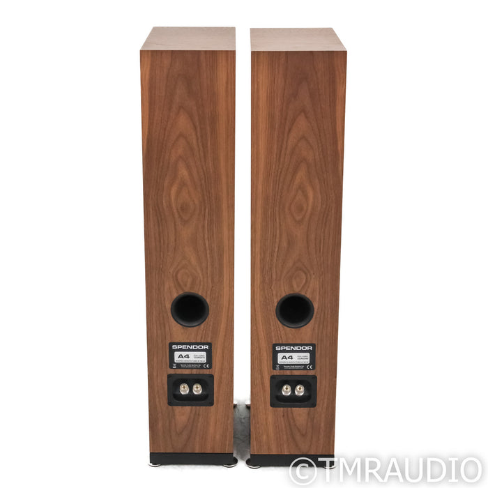 Spendor A4 Floorstanding Speakers; Walnut Pair