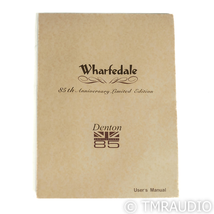 Wharfedale Denton 85th Anniversary Edition Bookshelf Speakers; Red Mahogany Pair