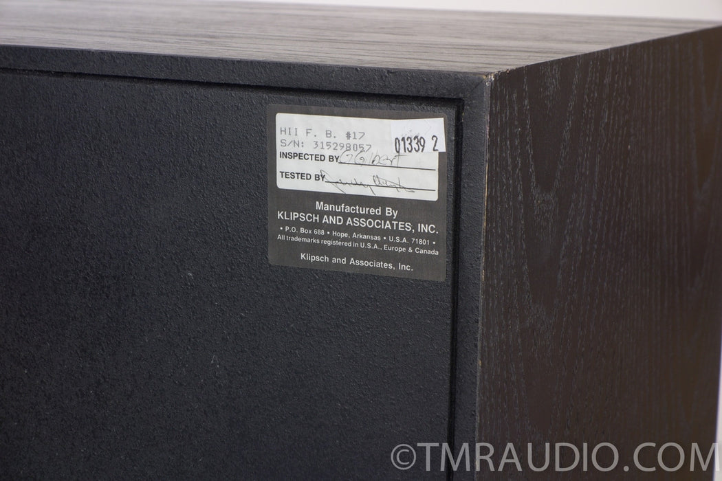 Klipsch Heresy II Vintage Speakers