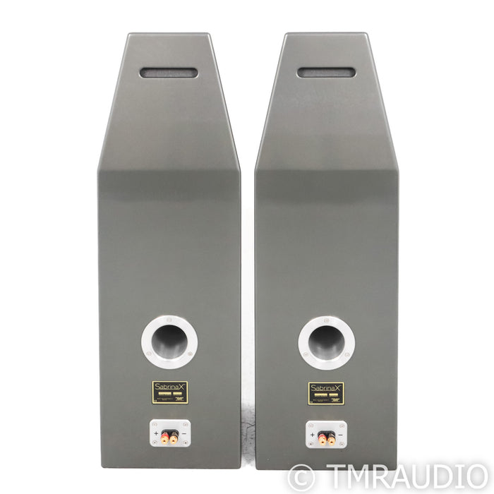 Wilson Audio Sabrina X Floorstanding Speakers; Custom Aventurine Green Pair