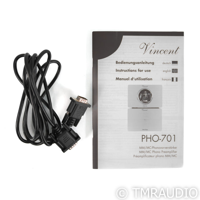 Vincent Audio PHO-701 MM & MC Tube Hybrid Phono Preamplifier