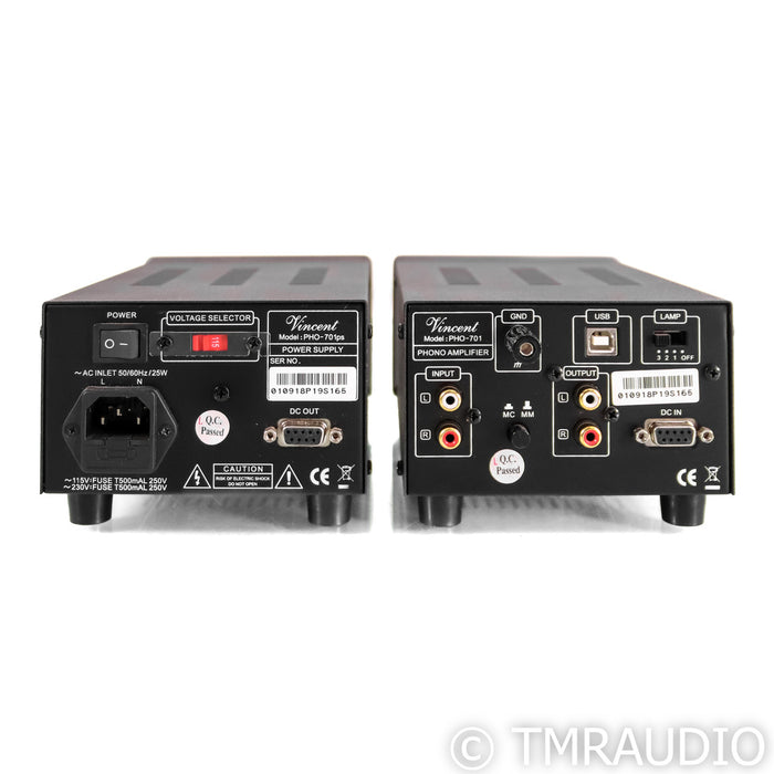 Vincent Audio PHO-701 MM & MC Tube Hybrid Phono Preamplifier