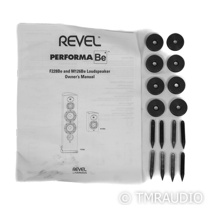 Revel Performa F228Be Floorstanding Speakers; Walnut Pair