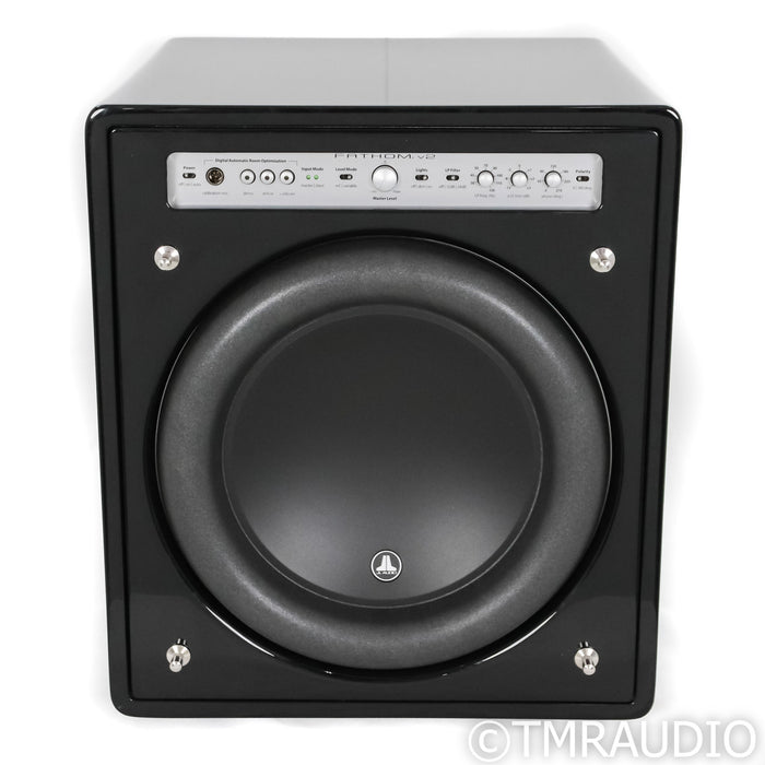 JL Audio Fathom F112v2 12" Powered Subwoofer; Gloss Black