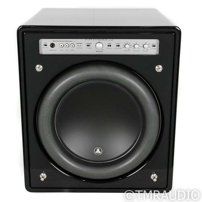 JL Audio Fathom F112v2 12" Powered Subwoofer; Gloss Black (No Mic)