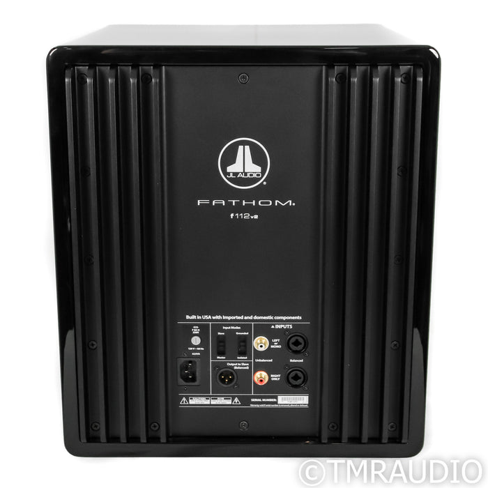 JL Audio Fathom F112v2 12" Powered Subwoofer; Gloss Black (No Mic)