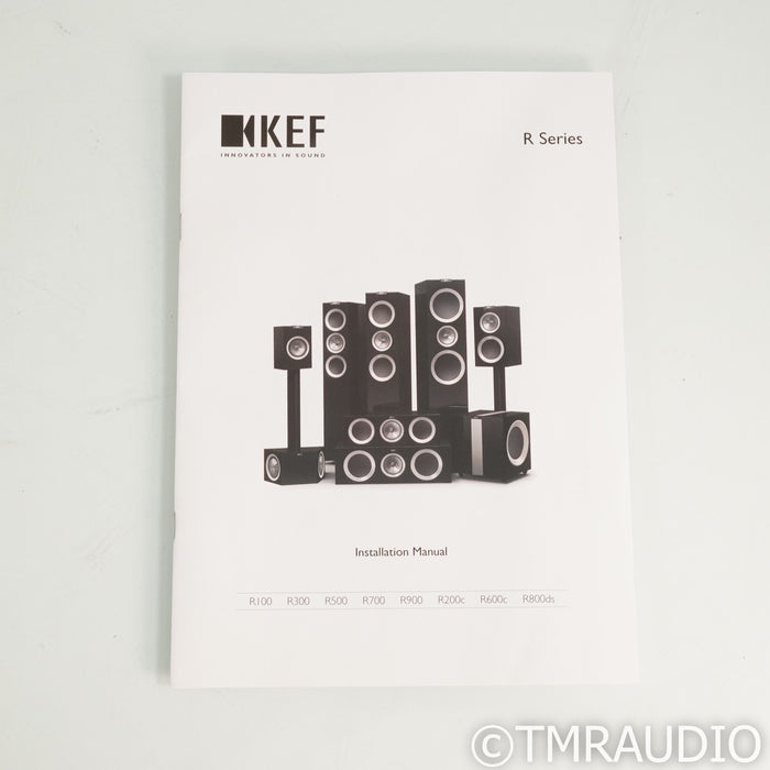 KEF R300 Bookshelf Speakers; White Pair
