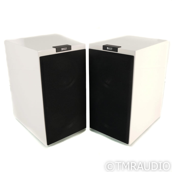KEF R300 Bookshelf Speakers; White Pair