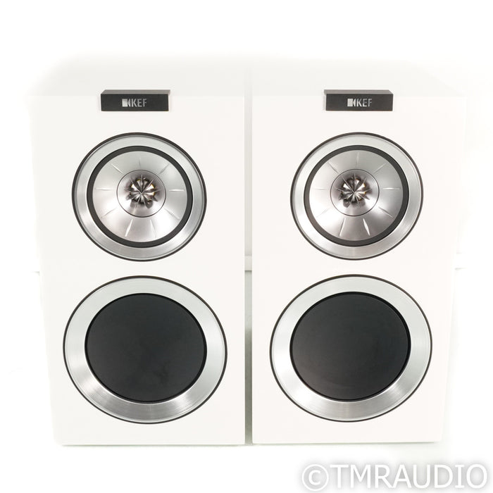 KEF R300 Bookshelf Speakers; White Pair