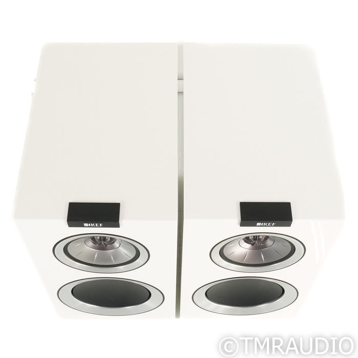 KEF R300 Bookshelf Speakers; White Pair
