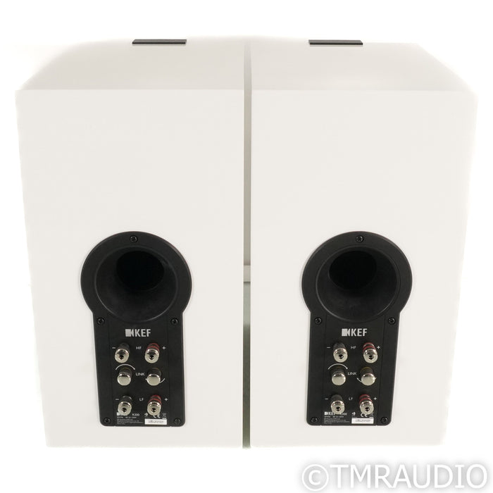 KEF R300 Bookshelf Speakers; White Pair