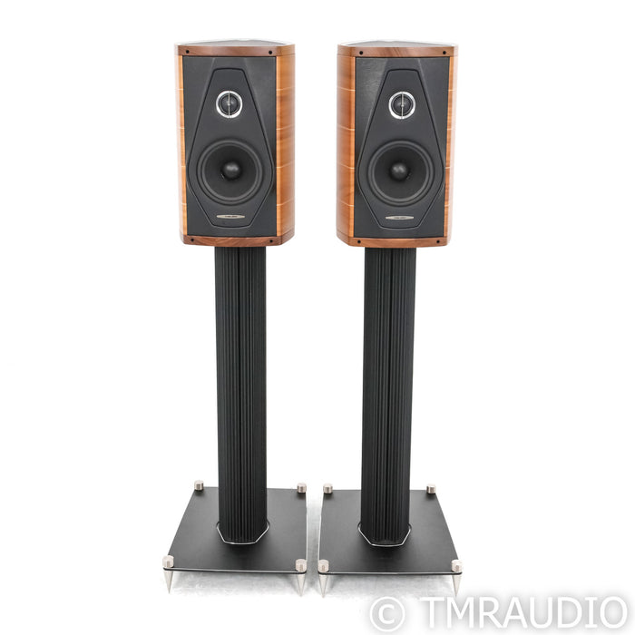 Sonus Faber Olympica I Bookshelf Speakers; Walnut Pair with Stands