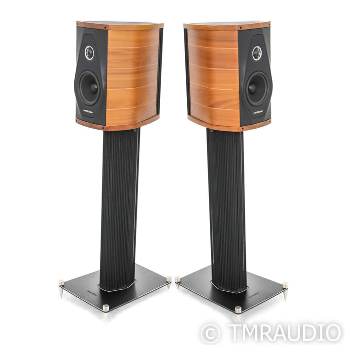 Sonus Faber Olympica I Bookshelf Speakers; Walnut Pair with Stands