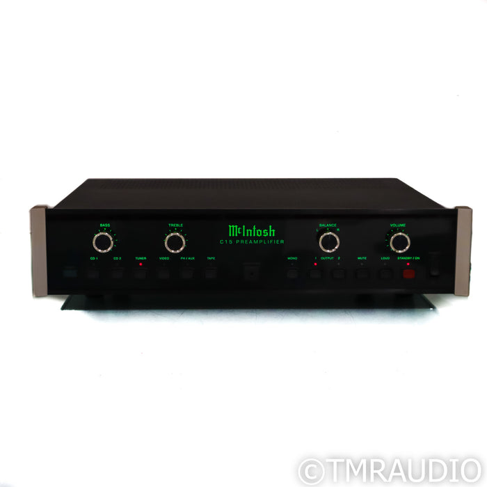 McIntosh C15 Stereo Preamplifier; MM Phono