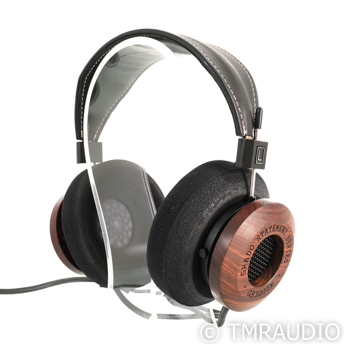Grado Labs GS3000x Open Back Headphones; Cocobolo