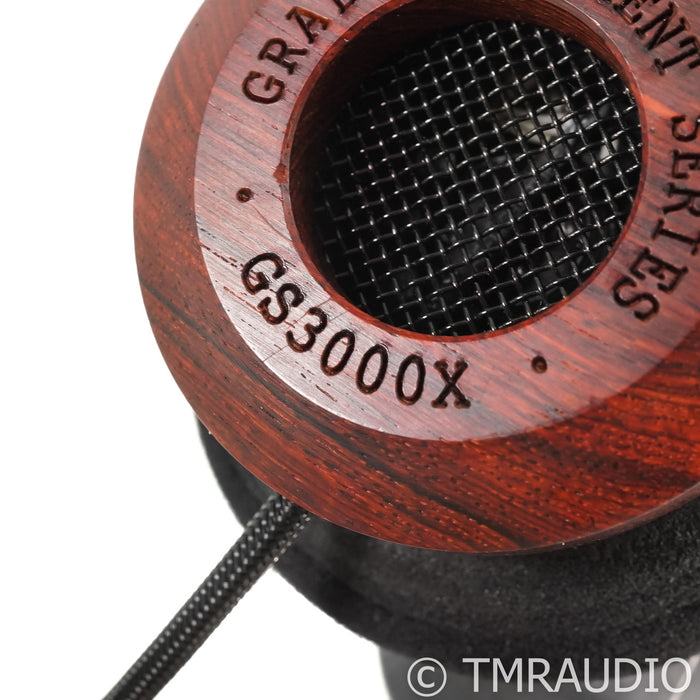 Grado Labs GS3000x Open Back Headphones; Cocobolo