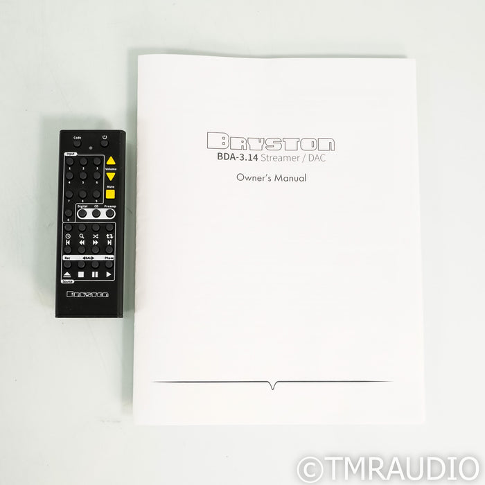 Bryston BDA-3.14 Network Streaming DAC; D/A Converter
