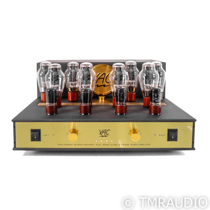 VAC Renaissance 70 / 70 MKII Dual Mono Tube Power Amplifier