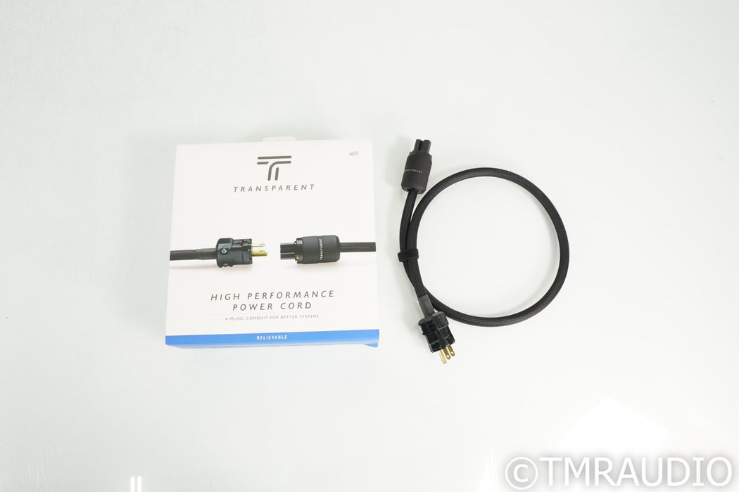 Transparent Audio High Performance Power Cable; 1m AC Cord