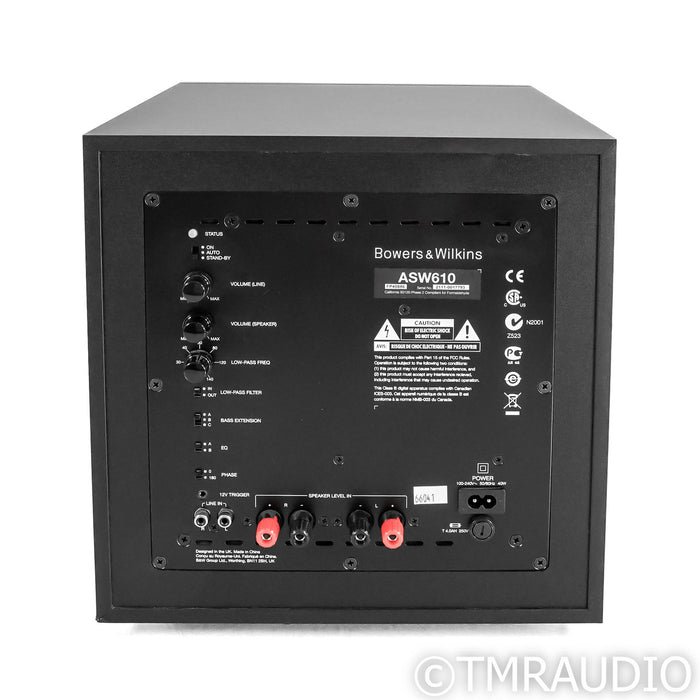 Bowers & Wilkins ASW610 10" Powered Subwoofer; Black