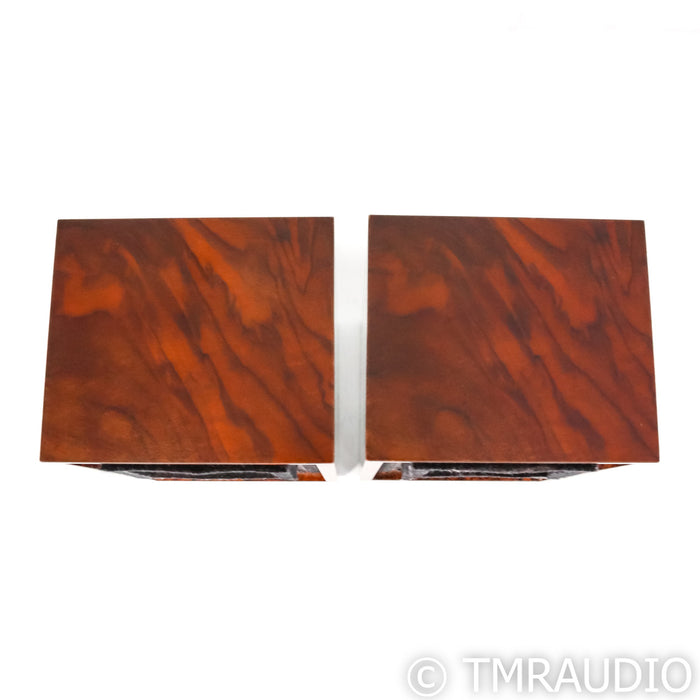 Falcon Acoustics LS3/5A Silver Badge Bookshelf Speakers; Burr Walnut Pair