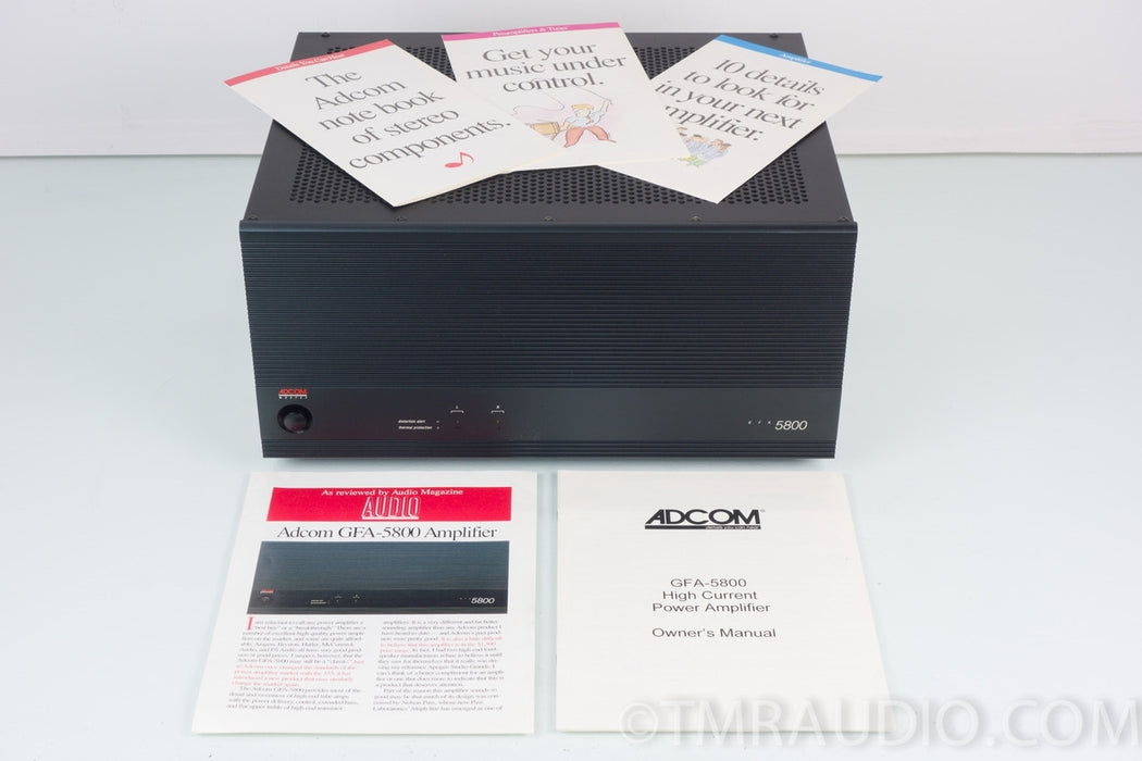 Adcom GFA-5800 Stereo Power Amplifier in Factory Box