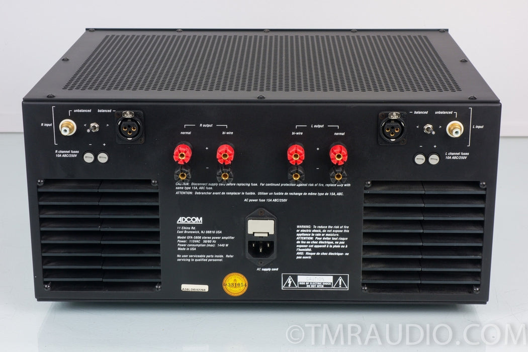 Adcom GFA-5800 Stereo Power Amplifier in Factory Box