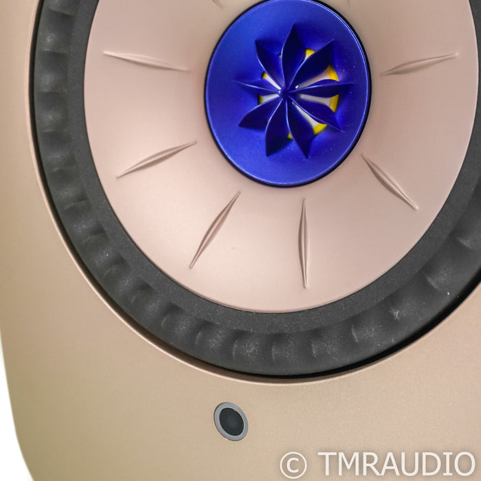 KEF LSX II Bookshelf Speakers; Soundwave Fabric Pair
