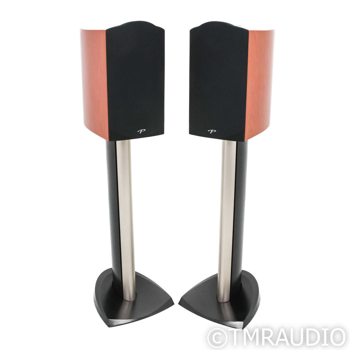 Paradigm Signature S2 Bookshelf Speakers; Cherry Pair with Stands
