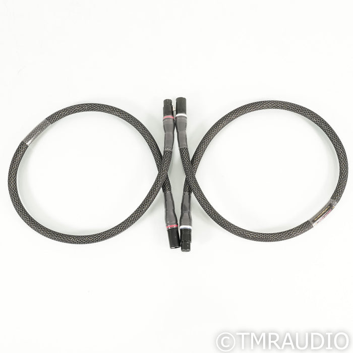 Acoustic Zen Absolute Copper XLR Cables; 1m Pair Balanced Interconnects