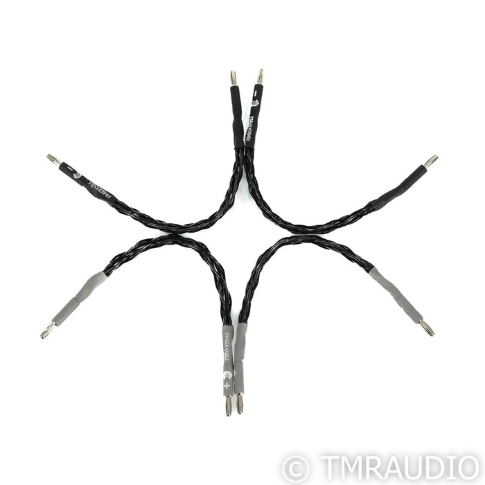 Kimber Kable Carbon 8 Jumper Cables; Set of Four