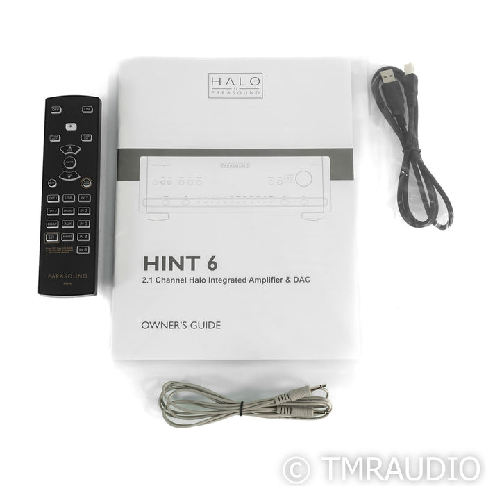 Parasound Halo HINT 6 Halo Stereo Integrated Amplifier; MM & MC Phono