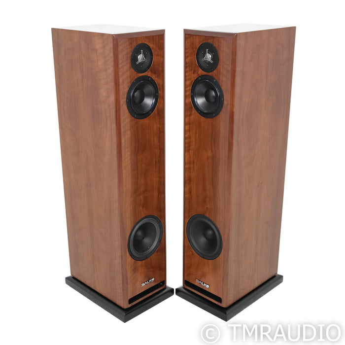 Salk Song3 BeAT Floorstanding Speakers; Curly Walnut Pair
