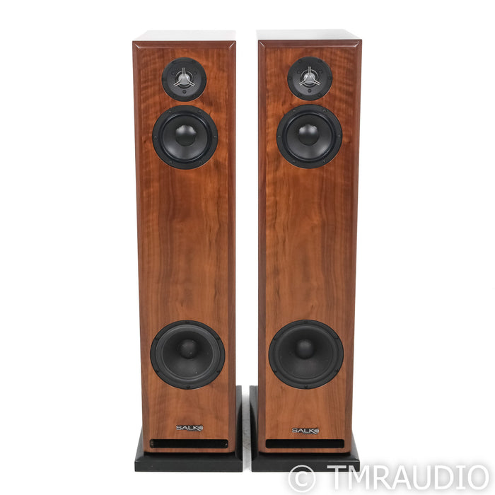 Salk Song3 BeAT Floorstanding Speakers; Curly Walnut Pair