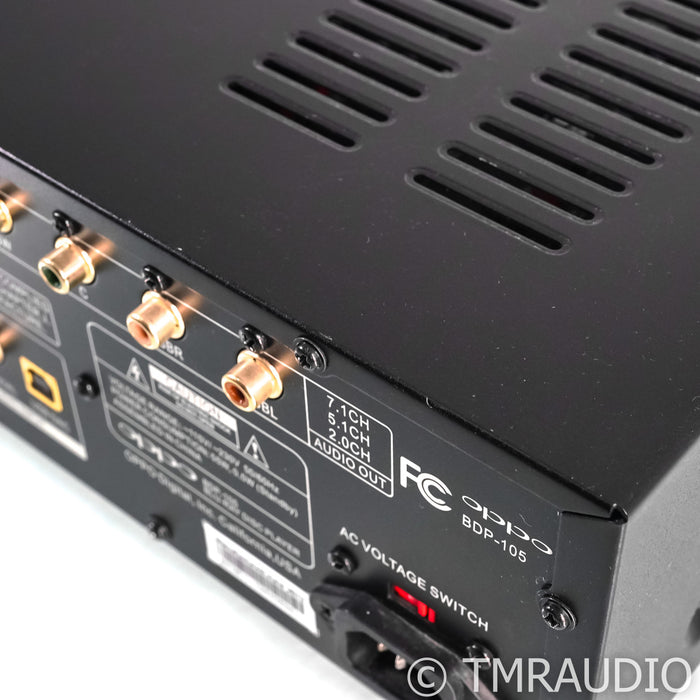 Oppo BDP-105 Universal Disc Player; BDP105
