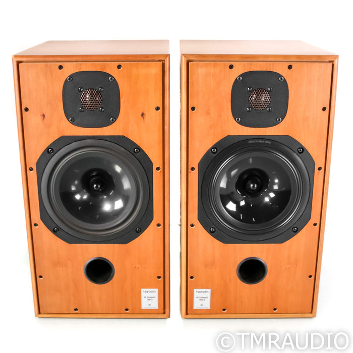 Harbeth Compact 7ES-3 30th Anniversary Bookshelf Speakers; Cherry Pair