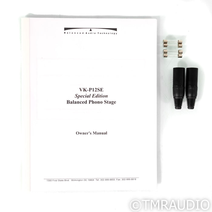Balanced Audio Technology VK-P12SE Tube Phono Preamplifier