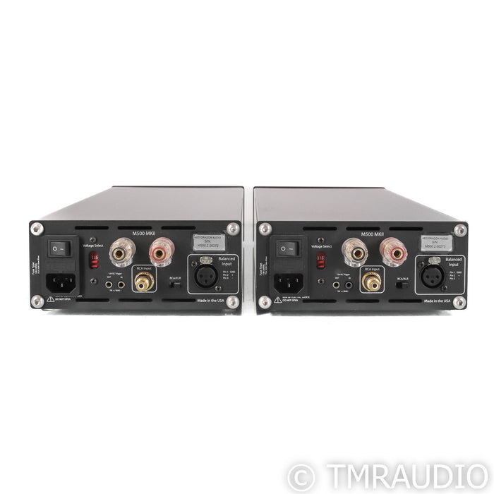Red Dragon Audio M500 MKII Monoblock Power Amplifiers; Pair