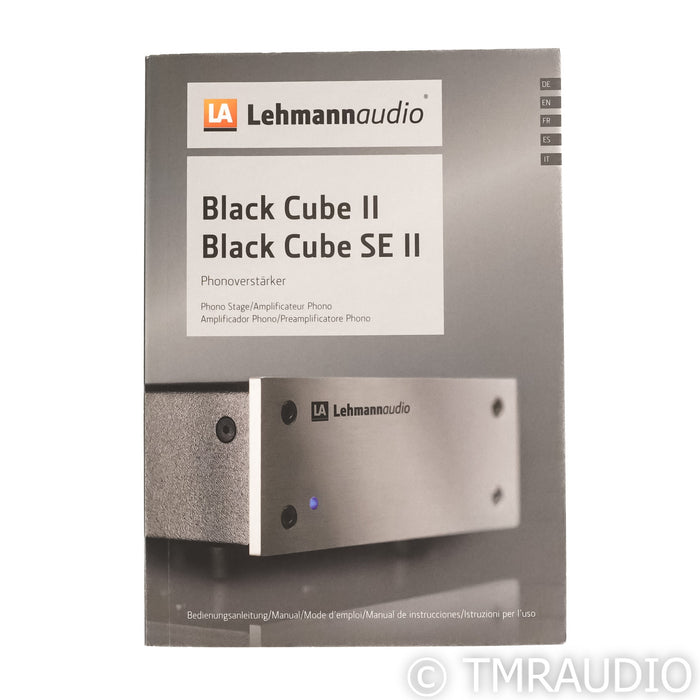 Lehmann Audio Black Cube SE II MM & MC Phono Preamplifier