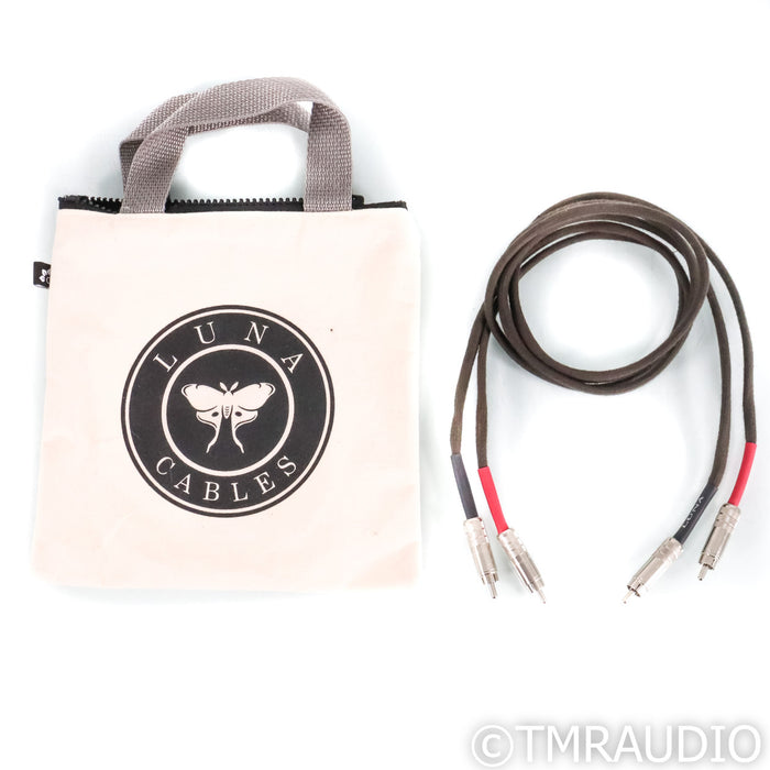 Luna Cables Gris RCA Cables; 1m Pair Interconnects