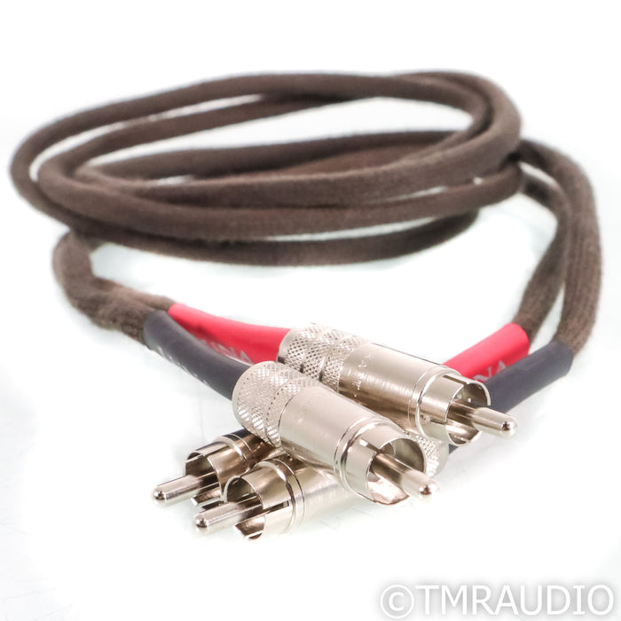 Luna Cables Gris RCA Cables; 1m Pair Interconnects