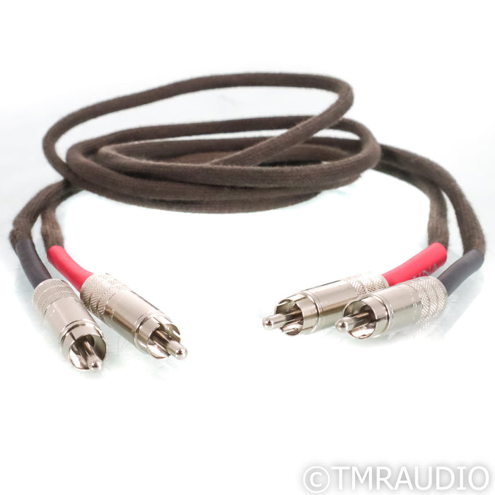 Luna Cables Gris RCA Cables; 1m Pair Interconnects