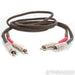 Luna Cables Gris RCA Cables; 1m Pair Interconnects