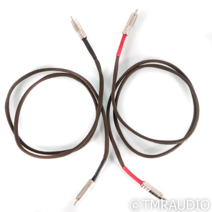Luna Cables Gris RCA Cables; 1m Pair Interconnects
