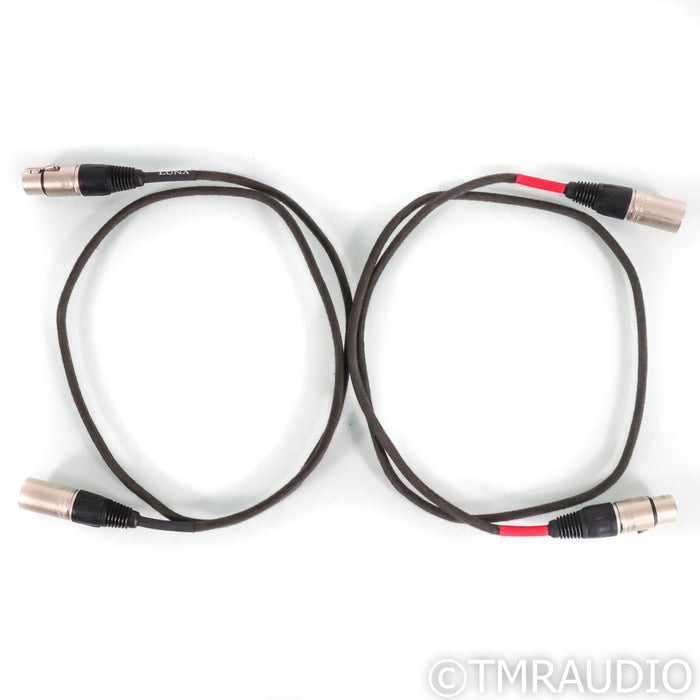 Luna Cables Gris XLR Cables; 1m Pair Balanced Interconnects