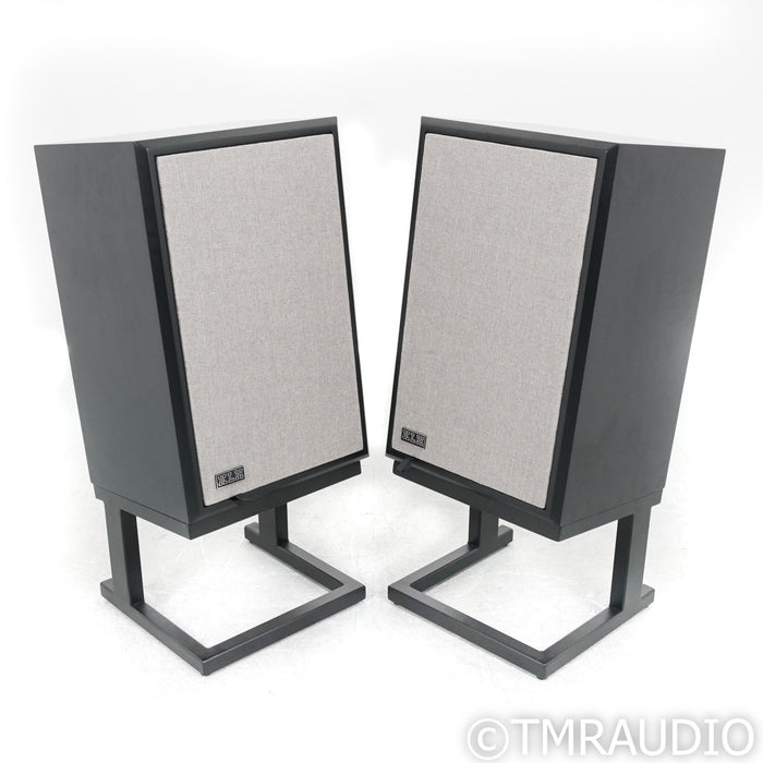 KLH Model Three Bookshelf Speakers; Black Pair