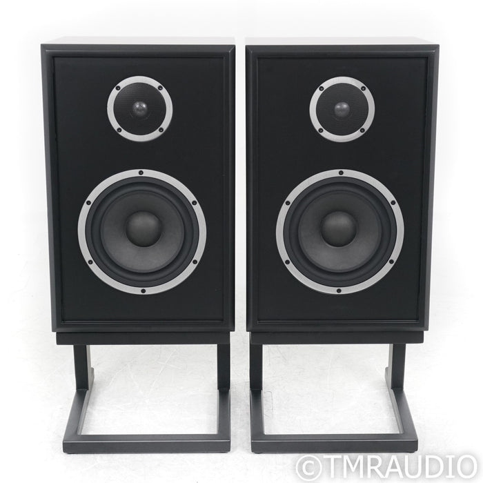 KLH Model Three Bookshelf Speakers; Black Pair
