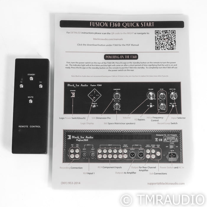 Black Ice Audio F360 Stereo Tube Preamplifier