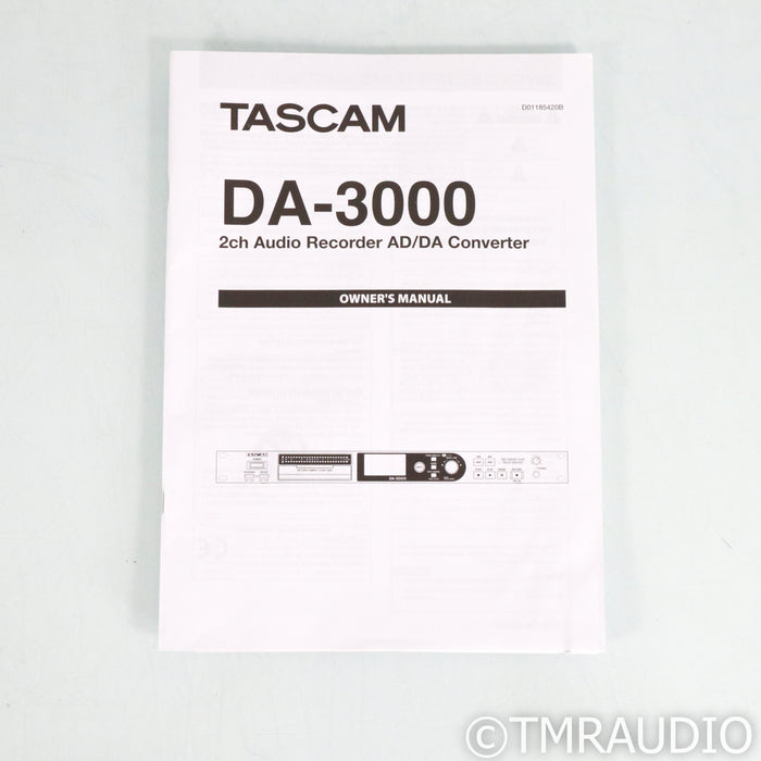 Tascam DA-3000 Master Recorder and DAC; D/A + A/D Converter