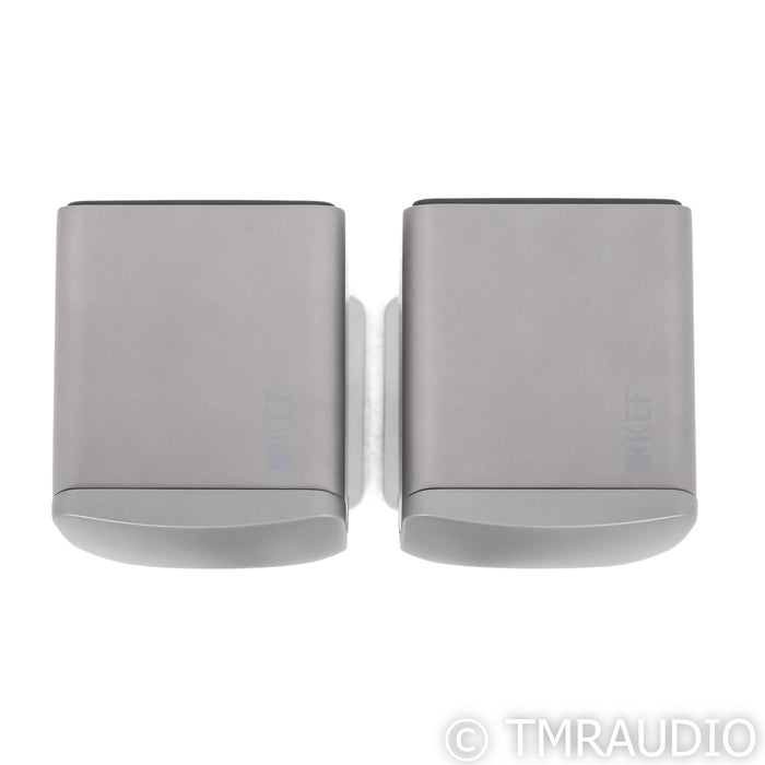 KEF LS50 Meta Bookshelf Speakers; Titanium Grey Pair w/ S2 Stands